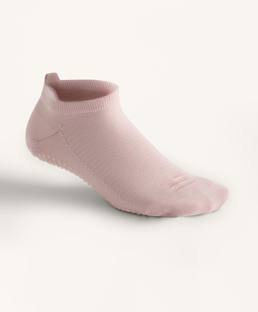 Носки-кеды для йоги и пилатеса из полиамидного смесового материала, 2 пары