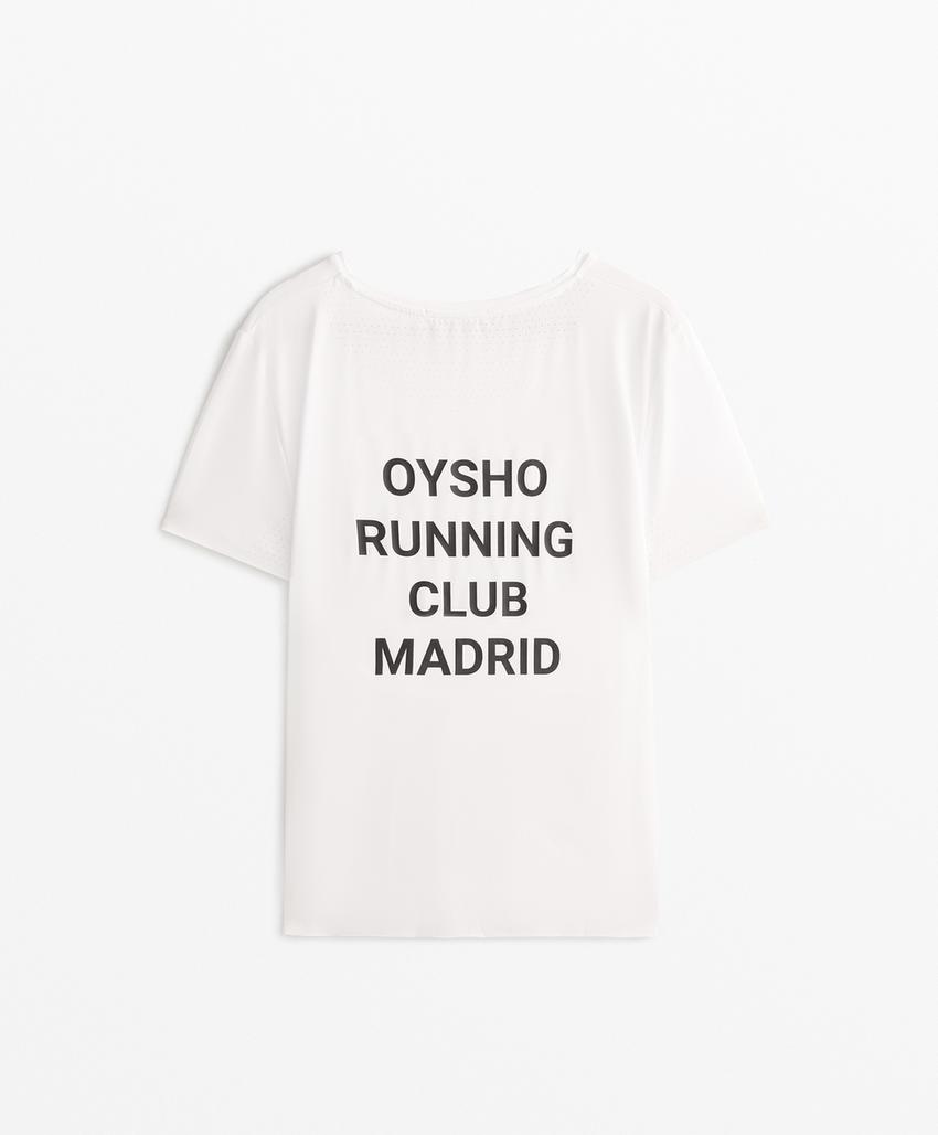 Футболка с коротким рукавом running club madrid с технической посадкой