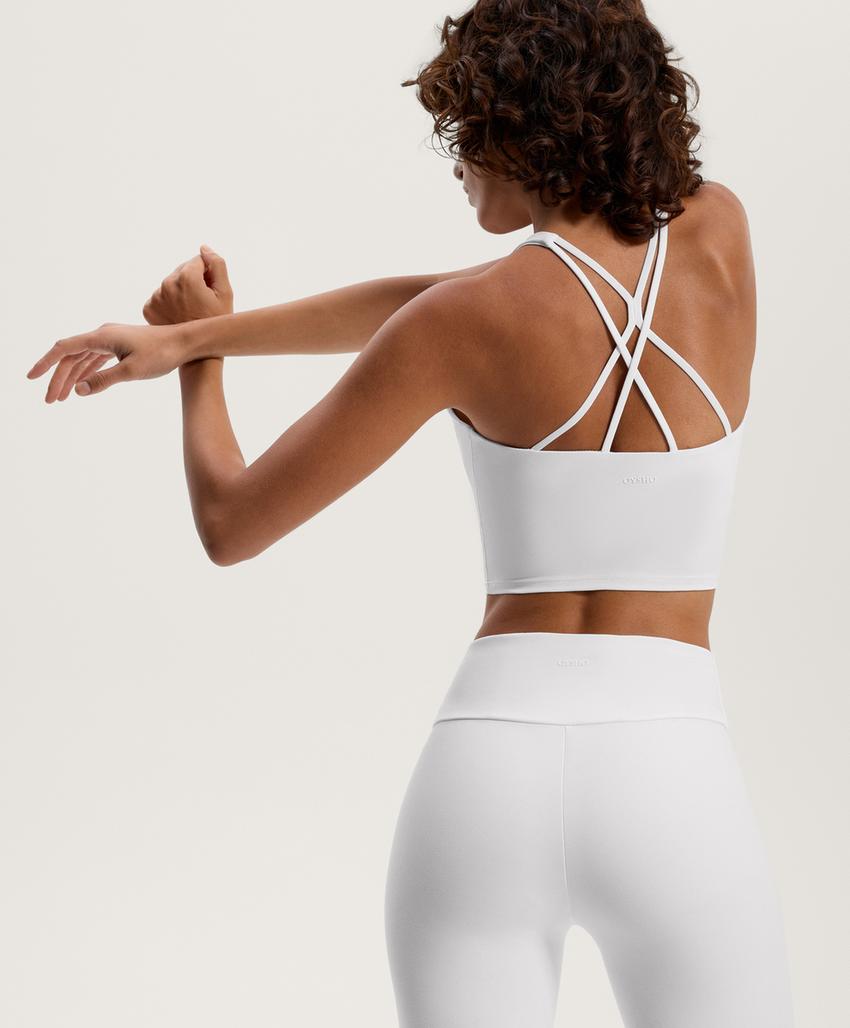 Топ-бра с широкими бретелями и вшитыми чашечками comfortlux