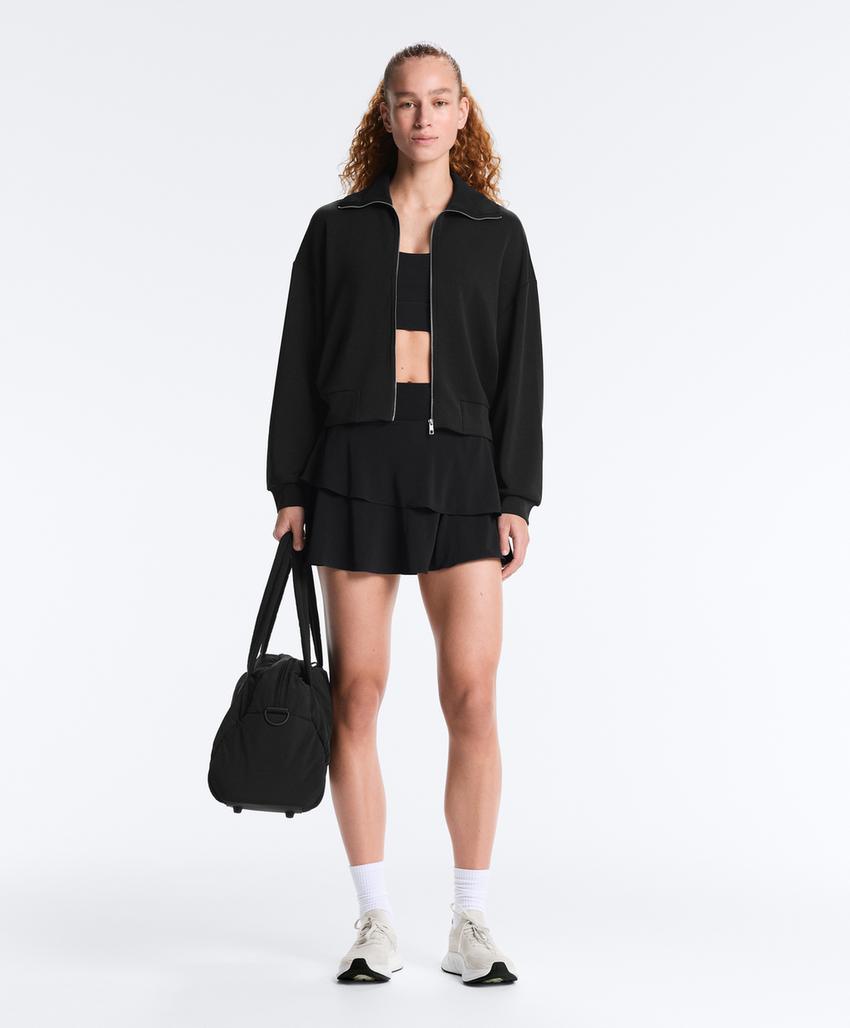 Мини-юбка с оборками