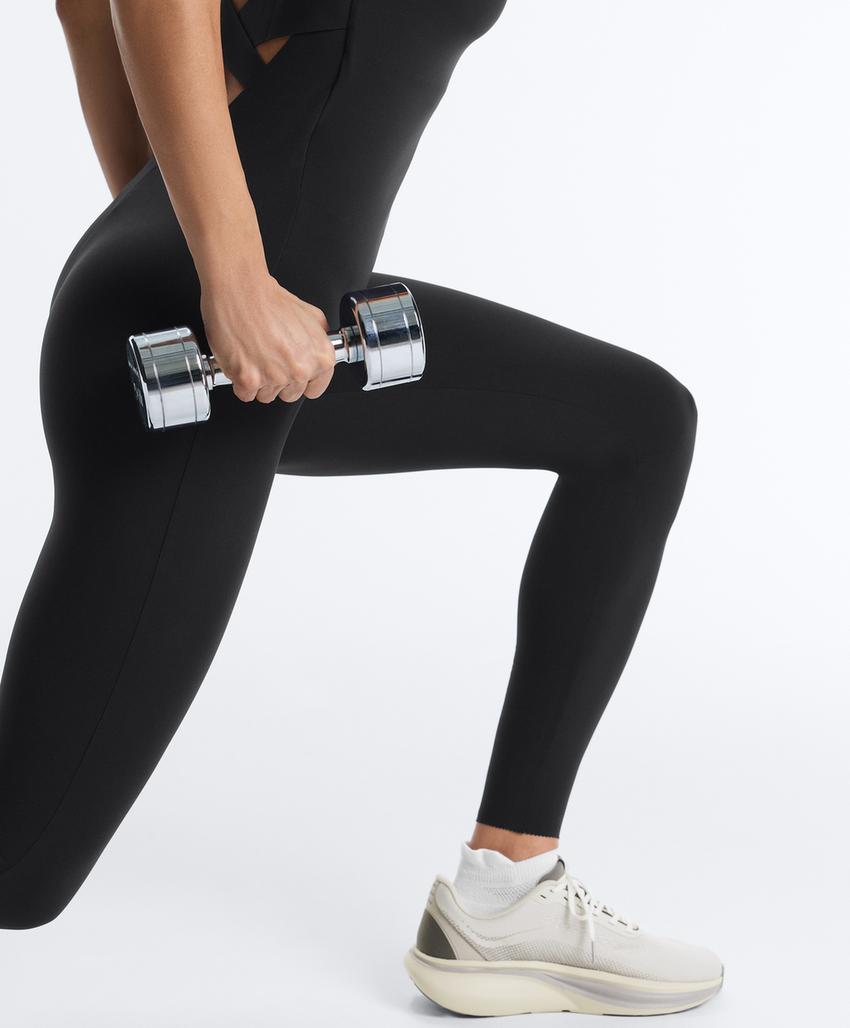 Длинный компрессионный комбинезон с галтерным верхом