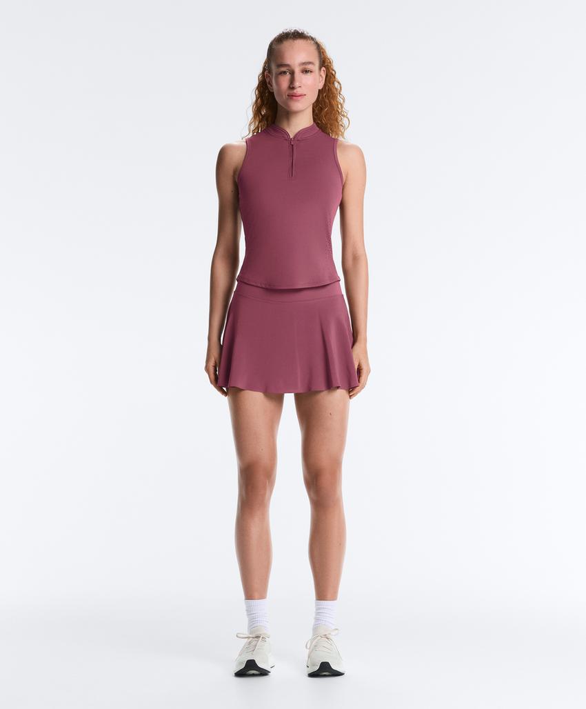 Майка без рукавов с застежкой на половину