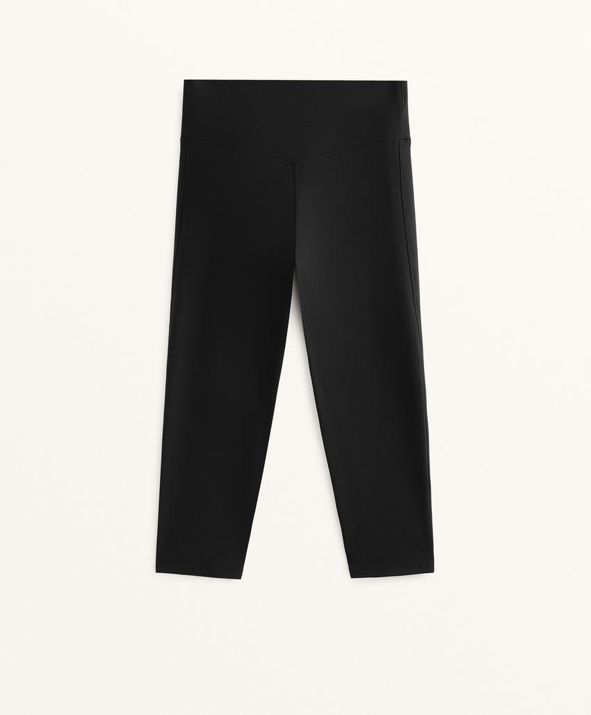 Капри с высокой посадкой evermove длиной 50 см