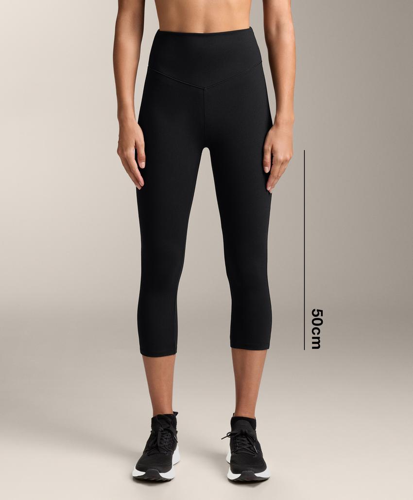 Капри с высокой посадкой evermove длиной 50 см