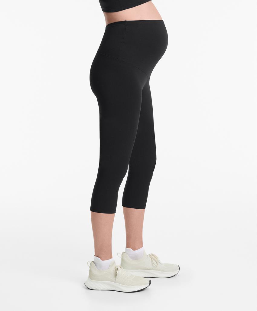 Комфортные беременные леггинсы длиной до колена comfortlux 40 см