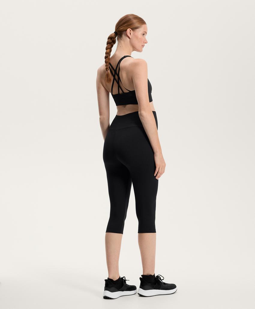 Комфортные беременные леггинсы длиной до колена comfortlux 40 см