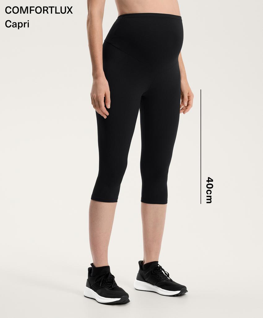 Комфортные беременные леггинсы длиной до колена comfortlux 40 см