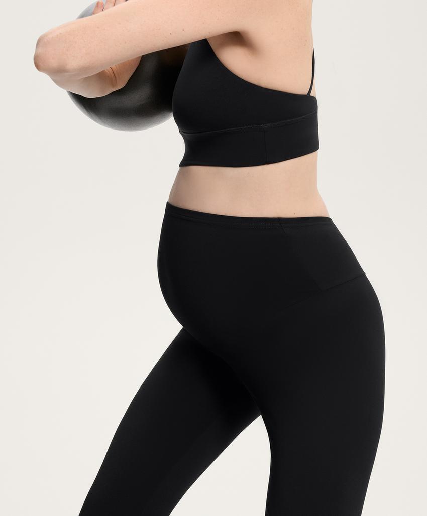 Комфортные беременные леггинсы длиной до колена comfortlux 40 см