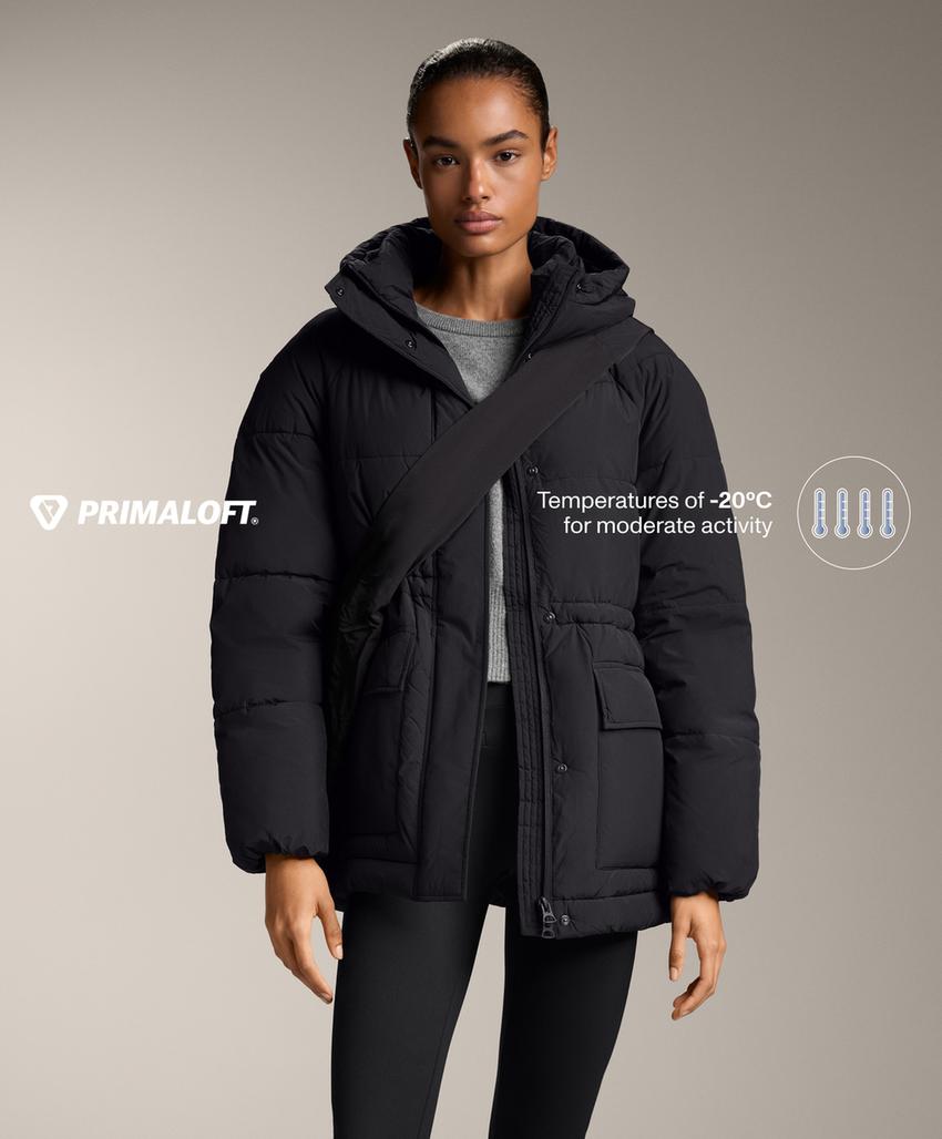 Утепленная куртка с водоотталкивающим покрытием primaloft®