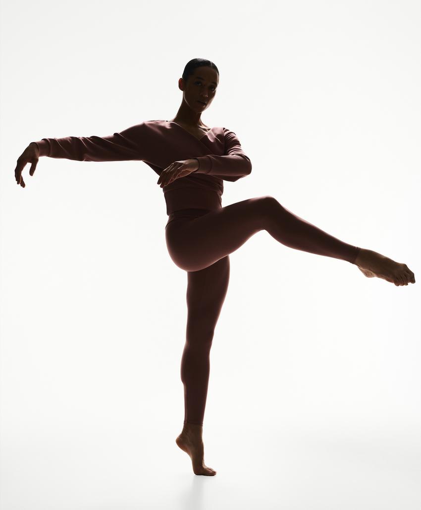 Теплый хлопковый свитшот с запахом