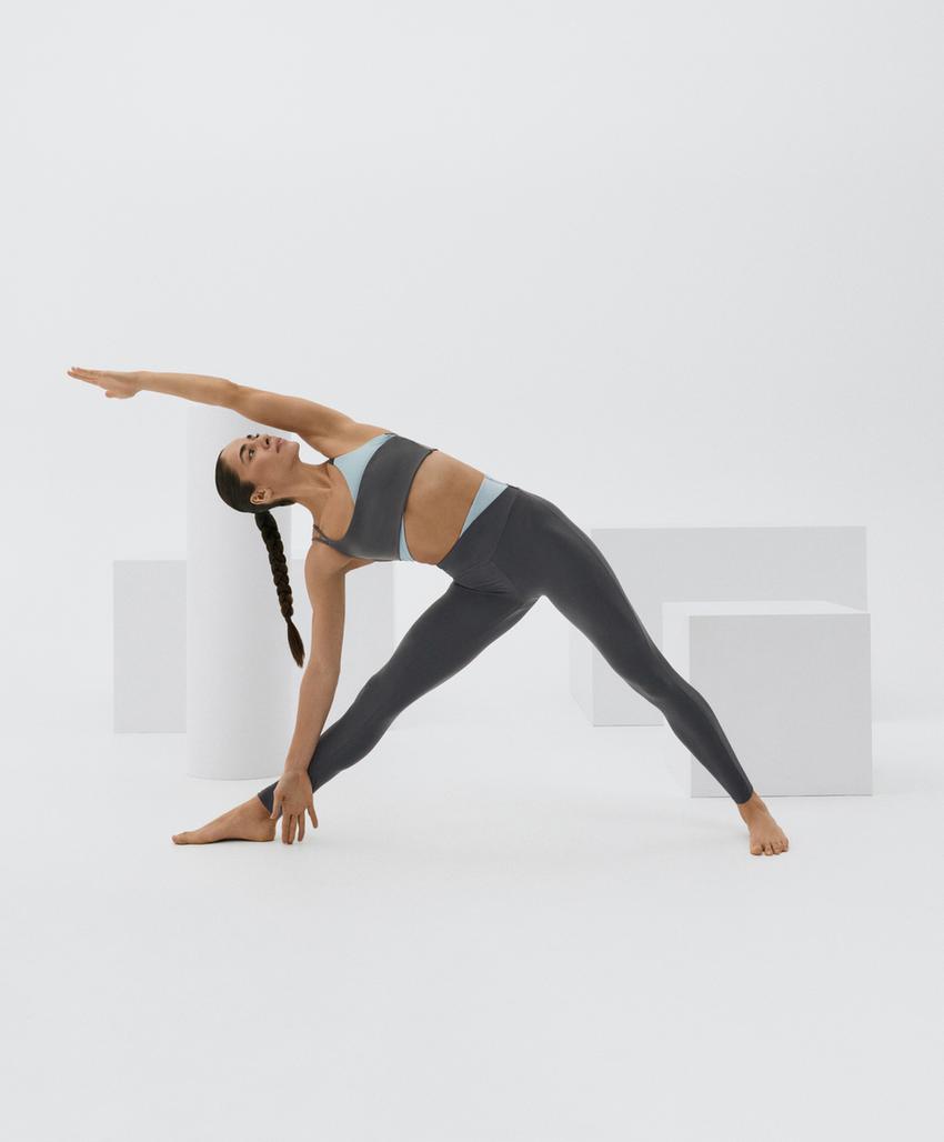 Леггинсы с высокой талией и контрастной отделкой до щиколотки comfortlux