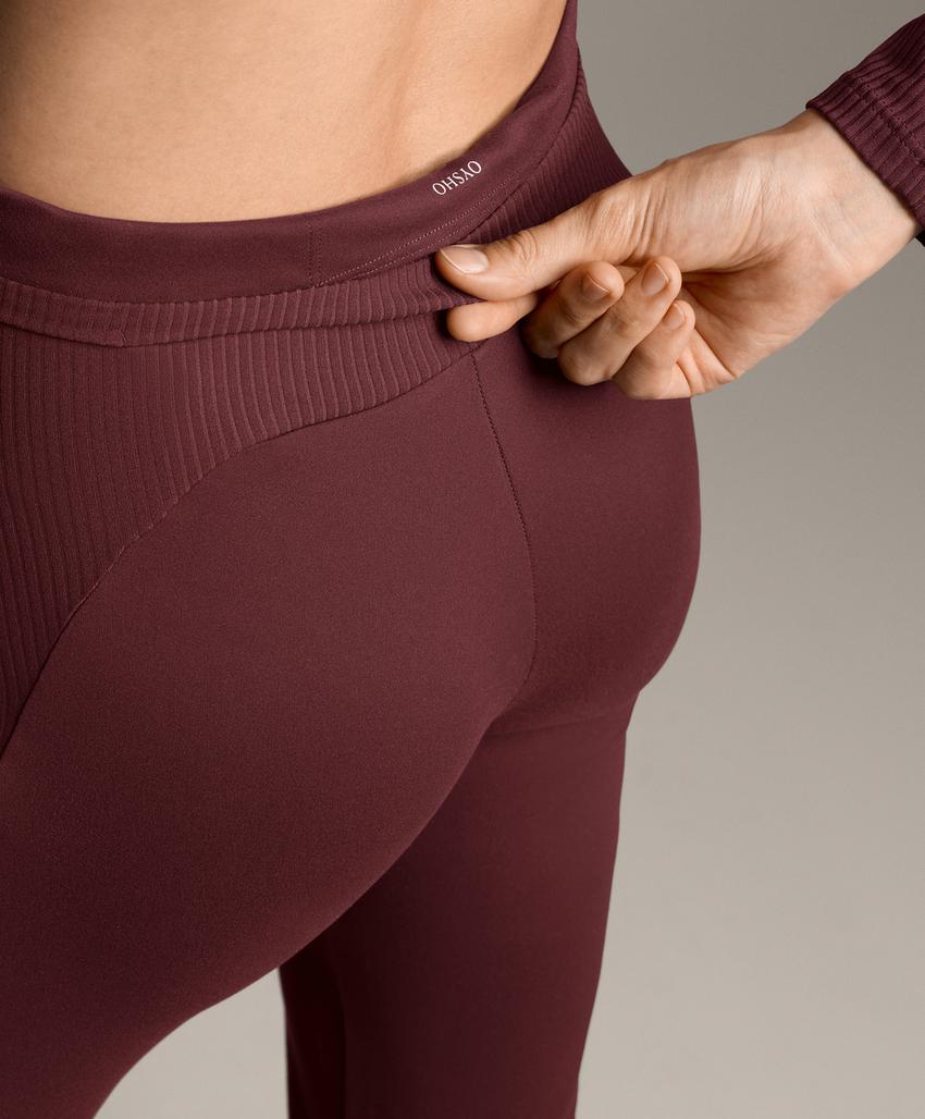 Брюки клеш в рубчик Comfortlux с завышенной талией