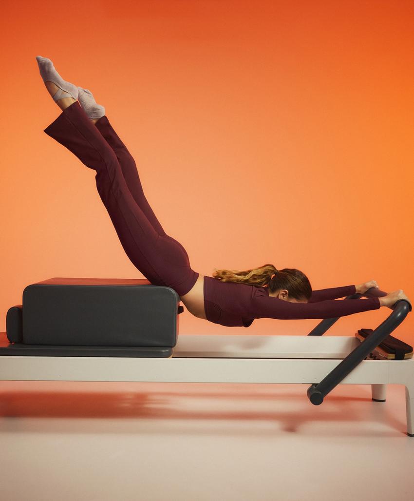 Брюки клеш в рубчик Comfortlux с завышенной талией