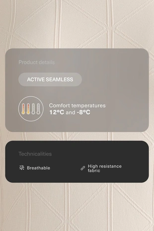 Термофутболка с жаккардовым узором SEAMLESS BASE LAYER- Заказать в России