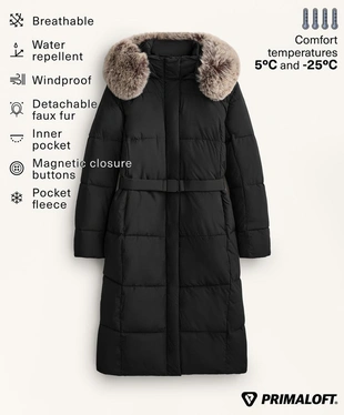 Водоотталкивающее утепленное пальто Primaloft®- Заказать в России