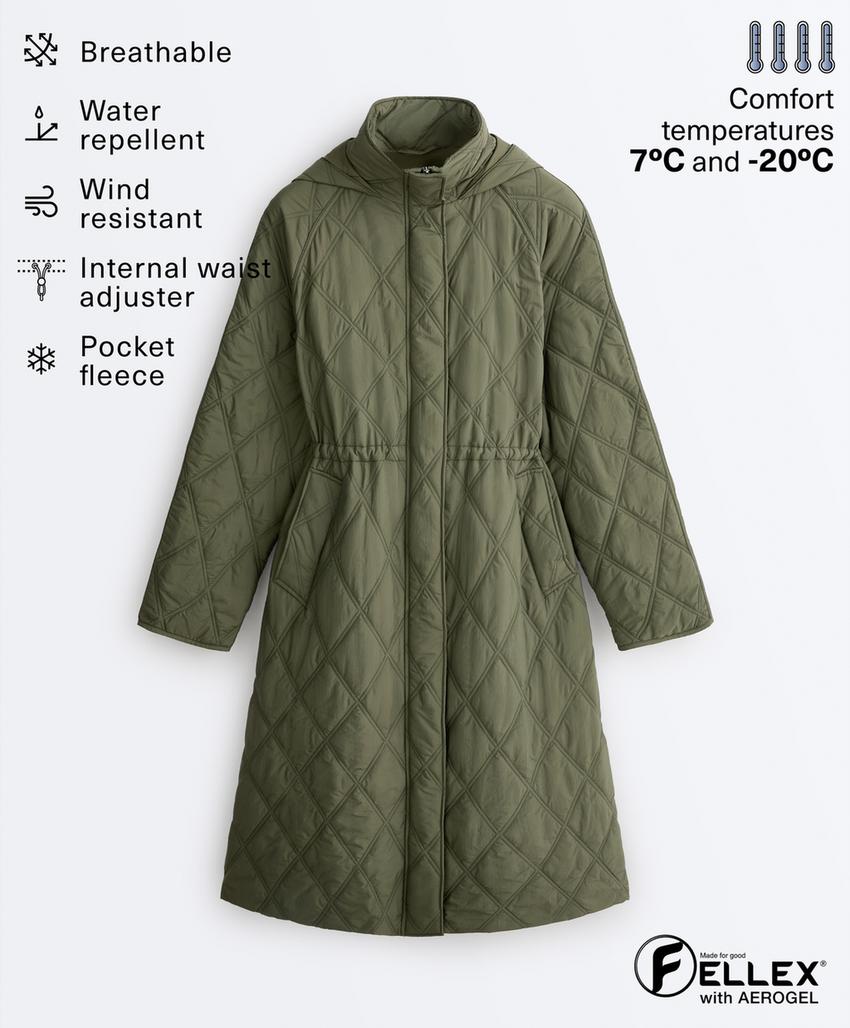 Water-repellent FELLEX® AEROGEL padded jacket