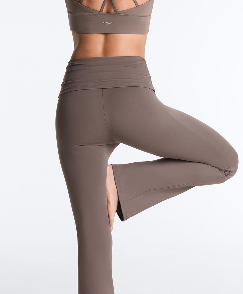 Брюки comfortlux с высокой талией и расклешенными штанинами