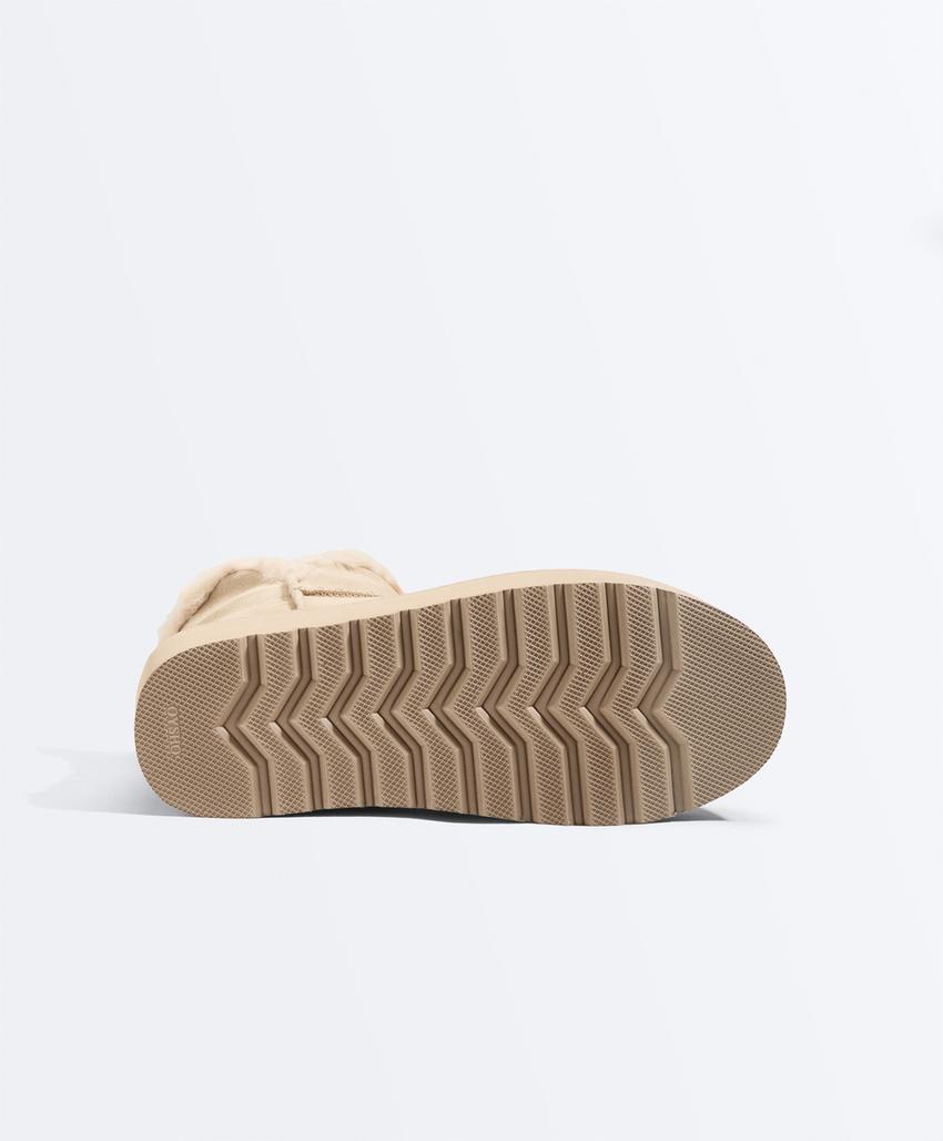 Ботинки на платформе из кожи