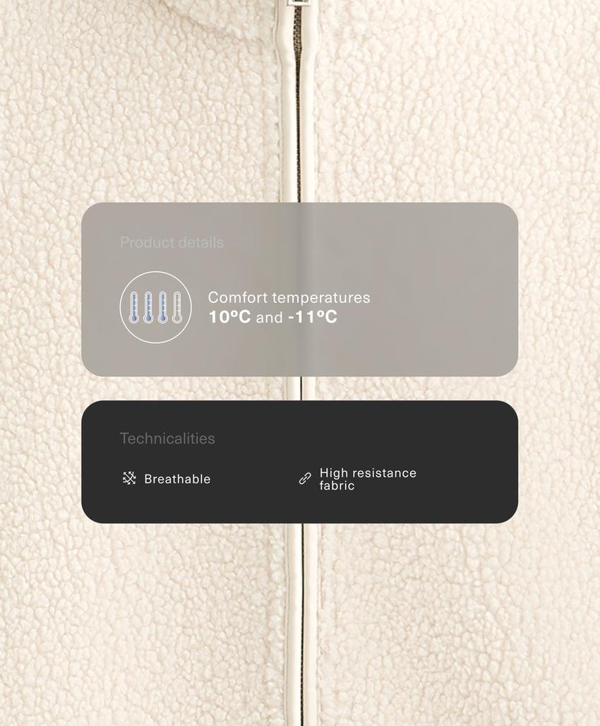 Полушубок из искусственного меха