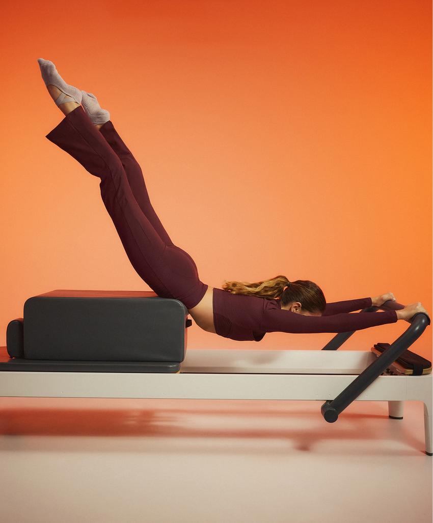 Брюки с высокой посадкой и широкими штанинами из мягкого ребристого материала comfortlux