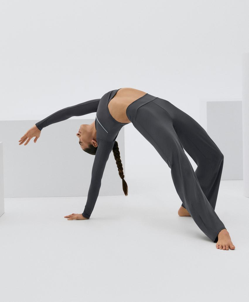 Брюки прямого кроя с высокой посадкой comfortlux