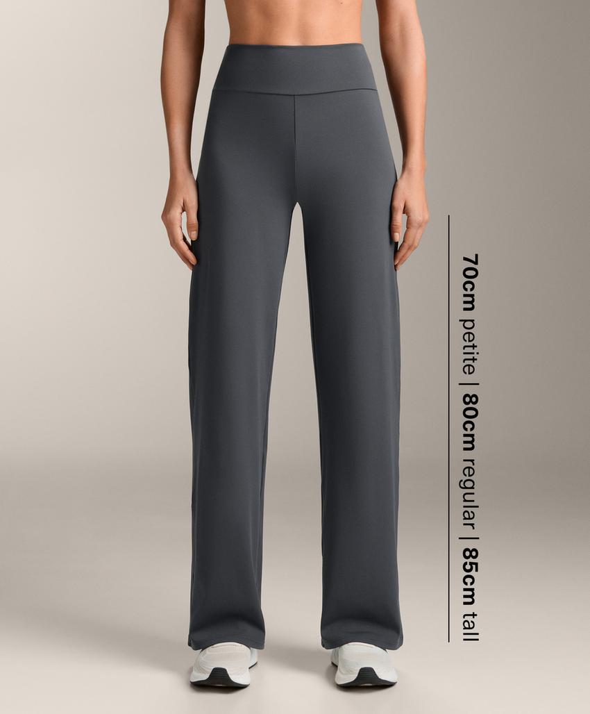 Брюки прямого кроя с высокой посадкой comfortlux