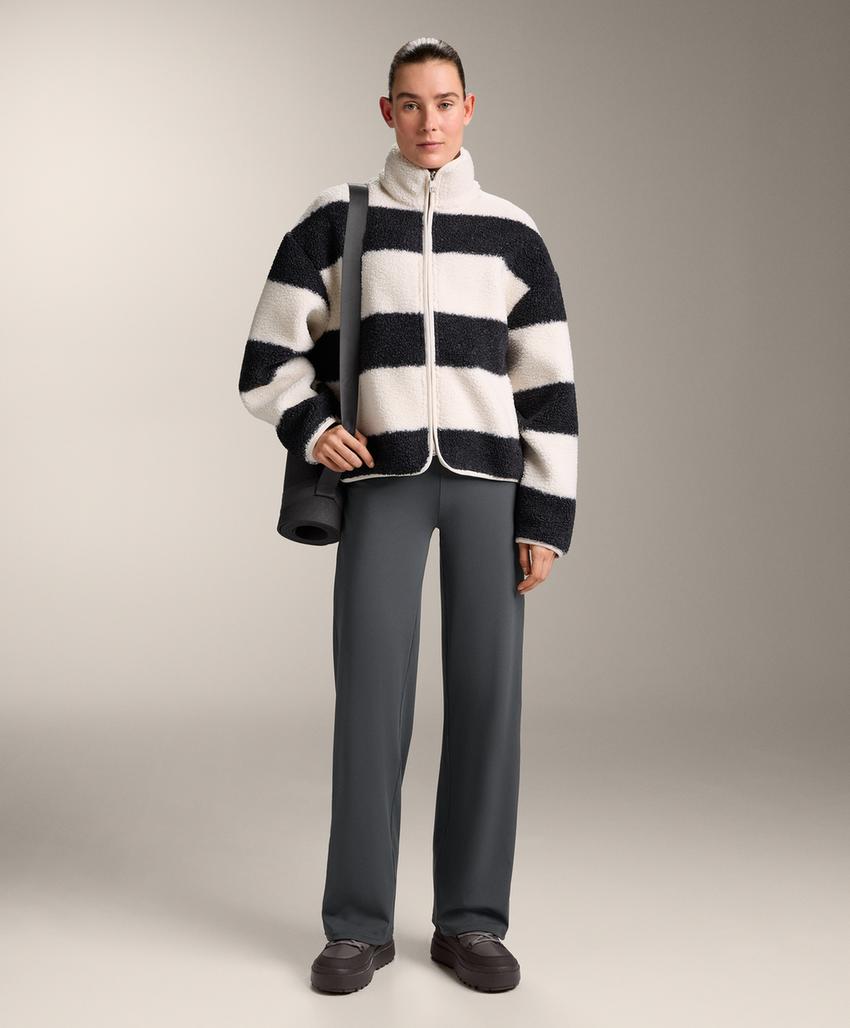 Брюки прямого кроя с высокой посадкой comfortlux