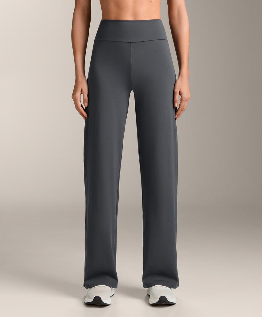 Брюки прямого кроя с высокой посадкой comfortlux