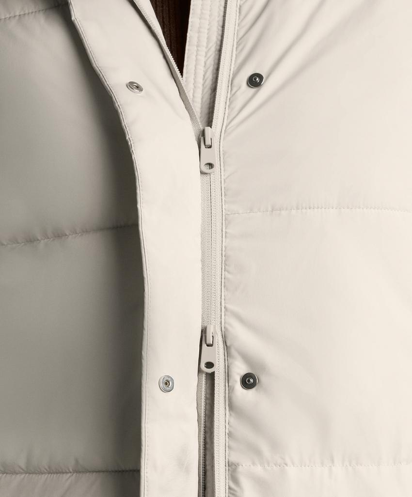 Водоотталкивающая утепленная куртка миди Primaloft®