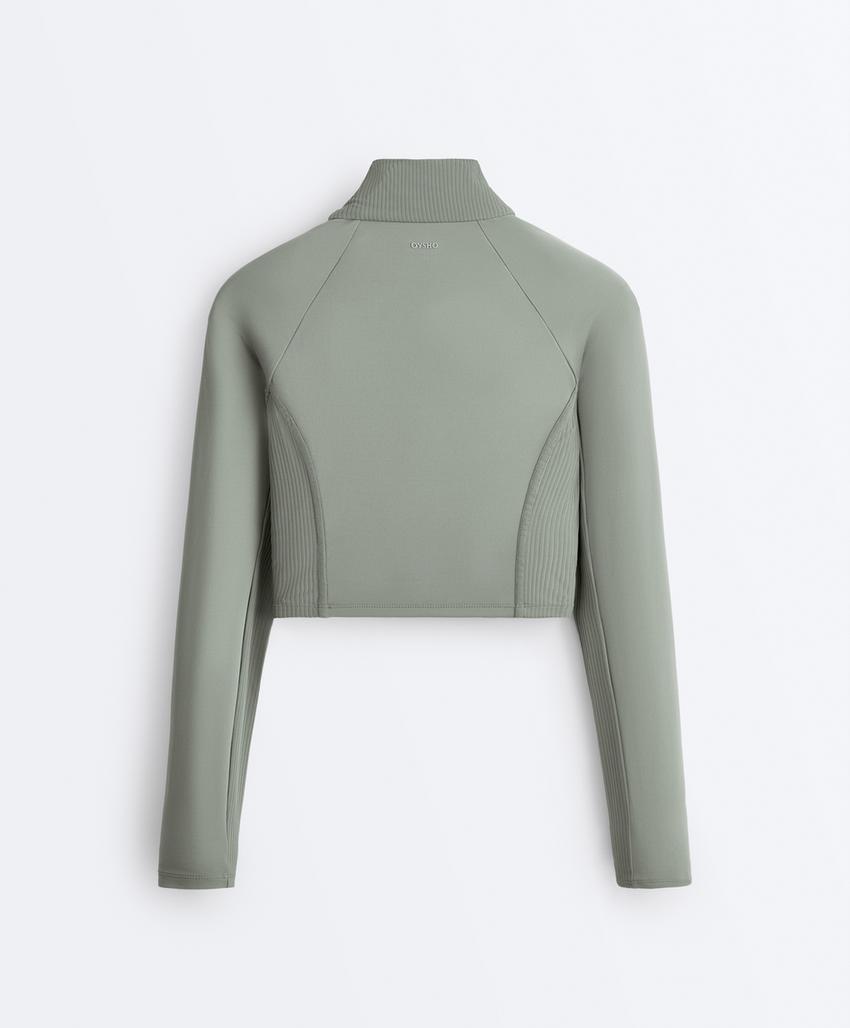 Удобная трикотажная футболка с длинным рукавом comfortlux