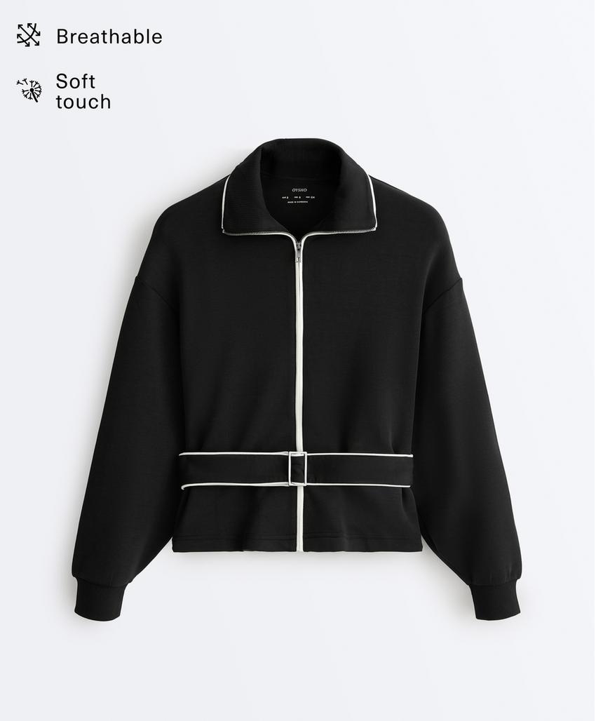 Пиджак с мягким модальным воротником