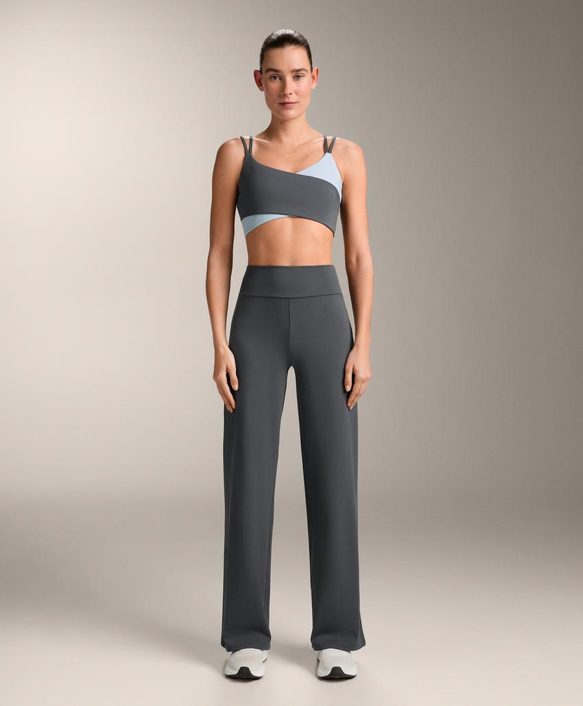 Брюки с высокой посадкой и прямыми брючинами comfortlux