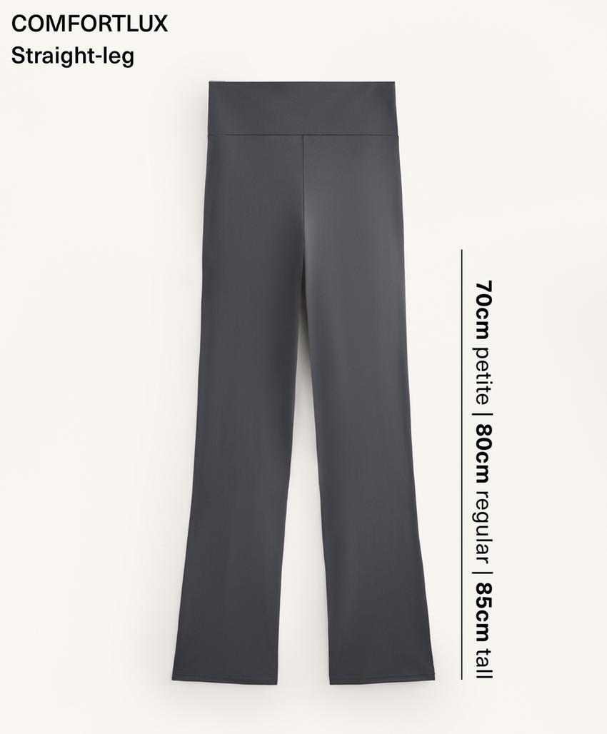 Брюки с высокой посадкой и прямыми брючинами comfortlux
