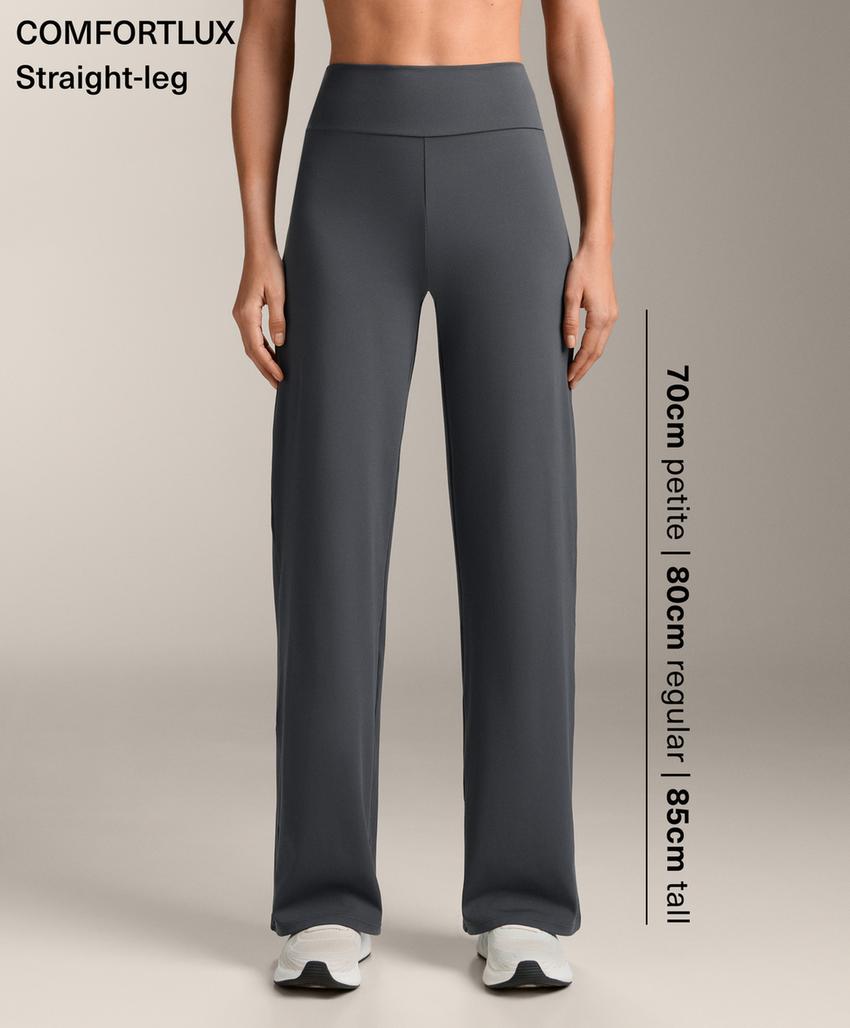 Брюки с высокой посадкой и прямыми брючинами comfortlux