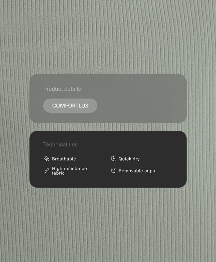 Майка без рукавов comfortlux из ребристого трикотажа