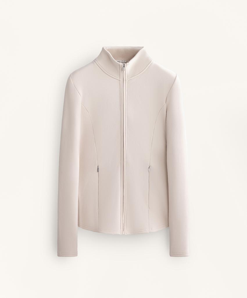 Длинный сверхтеплый бесшовный технический пуховик