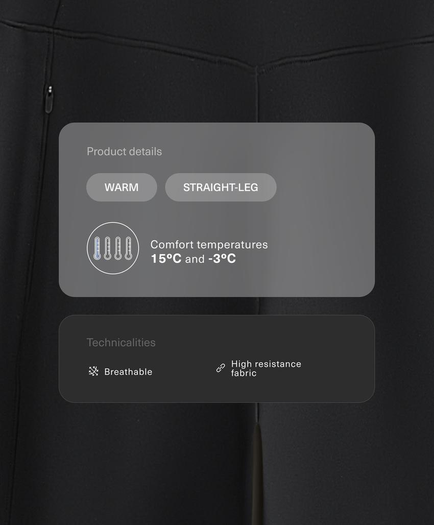 Теплые брюки с высокой посадкой прямого кроя