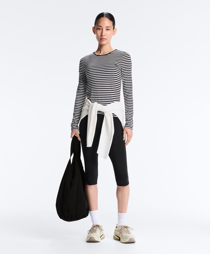 Капри с высокой посадкой comfortlux длиной 40 см