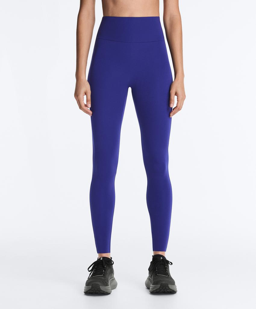 Леггинсы с высокой талией до щиколотки с компрессией и отражающими элементами