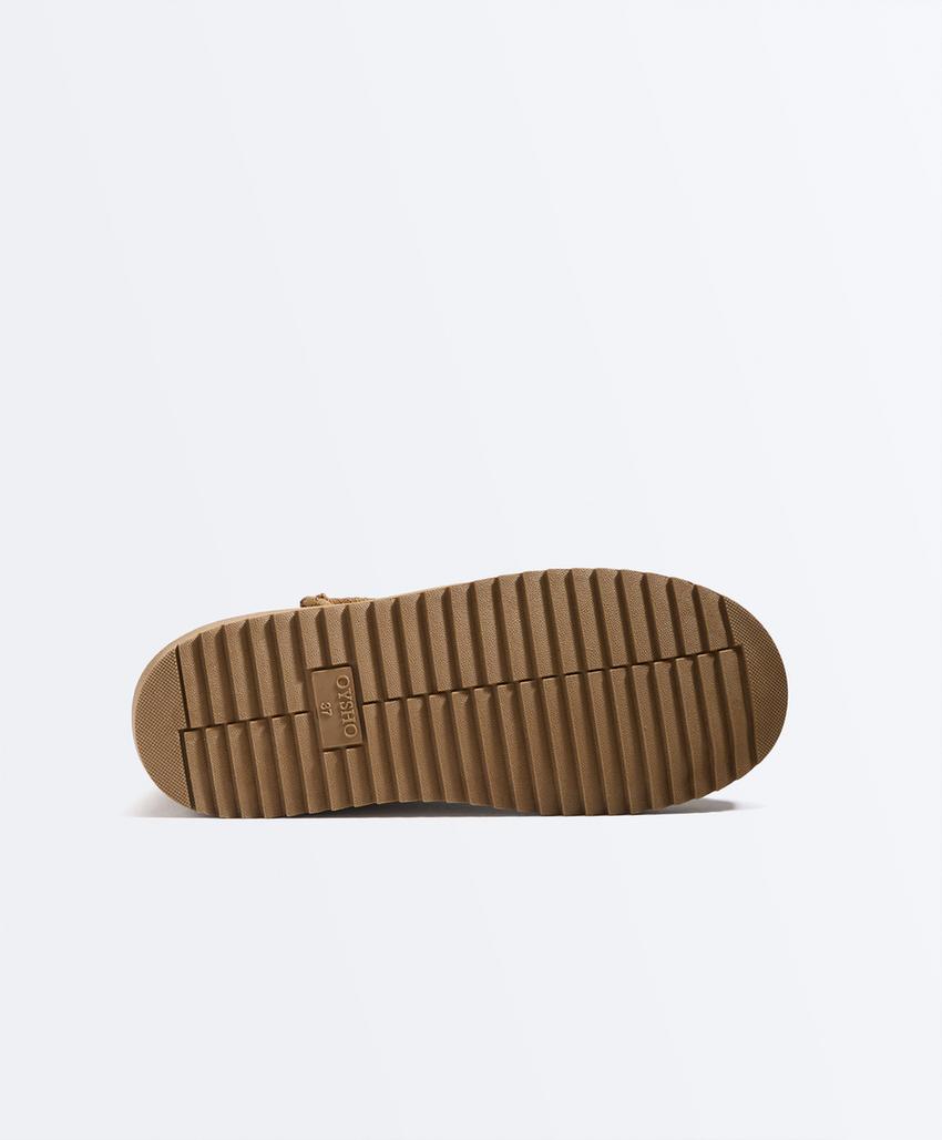 Кожаные ботильоны