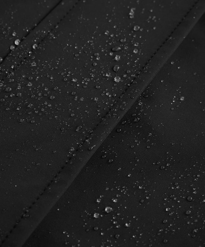 Ультралегкое длинное стеганое пуховое пальто oysho с водонепроницаемым 10k thindown®