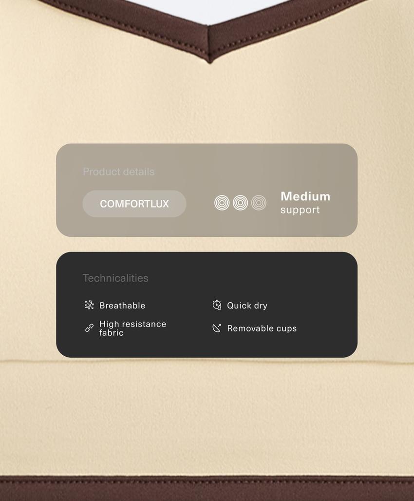 Топ comfortlux с контрастной отделкой