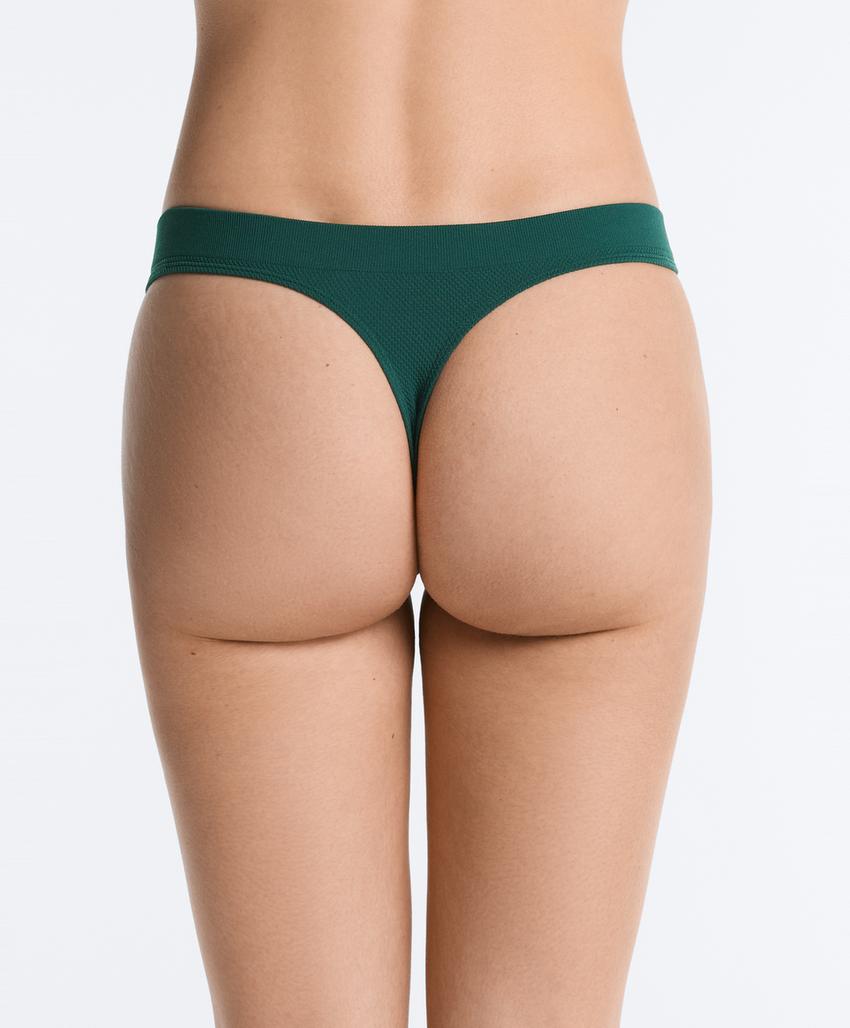 3 трусов танга пике из смесового полиамида