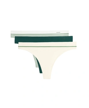 3 трусов танга пике из смесового полиамида- Заказать в России