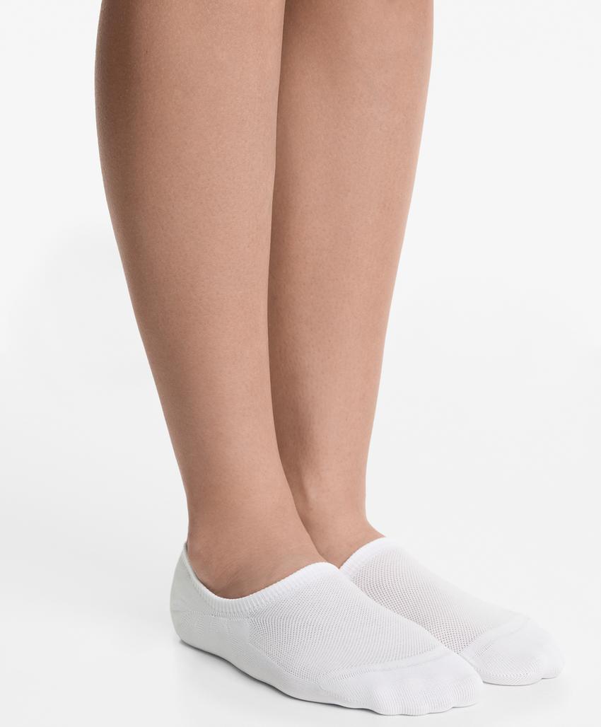 Набор из 3 пар невидимых спортивных носков для тренеров из полиамидного микса