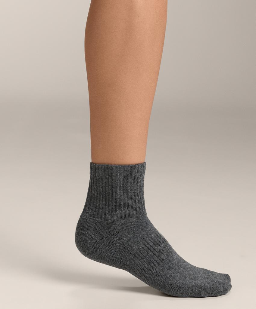 3 пары спортивных носков-квартала из хлопкового микса