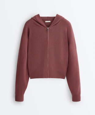 Вязаная куртка RIB с капюшоном- Заказать в России