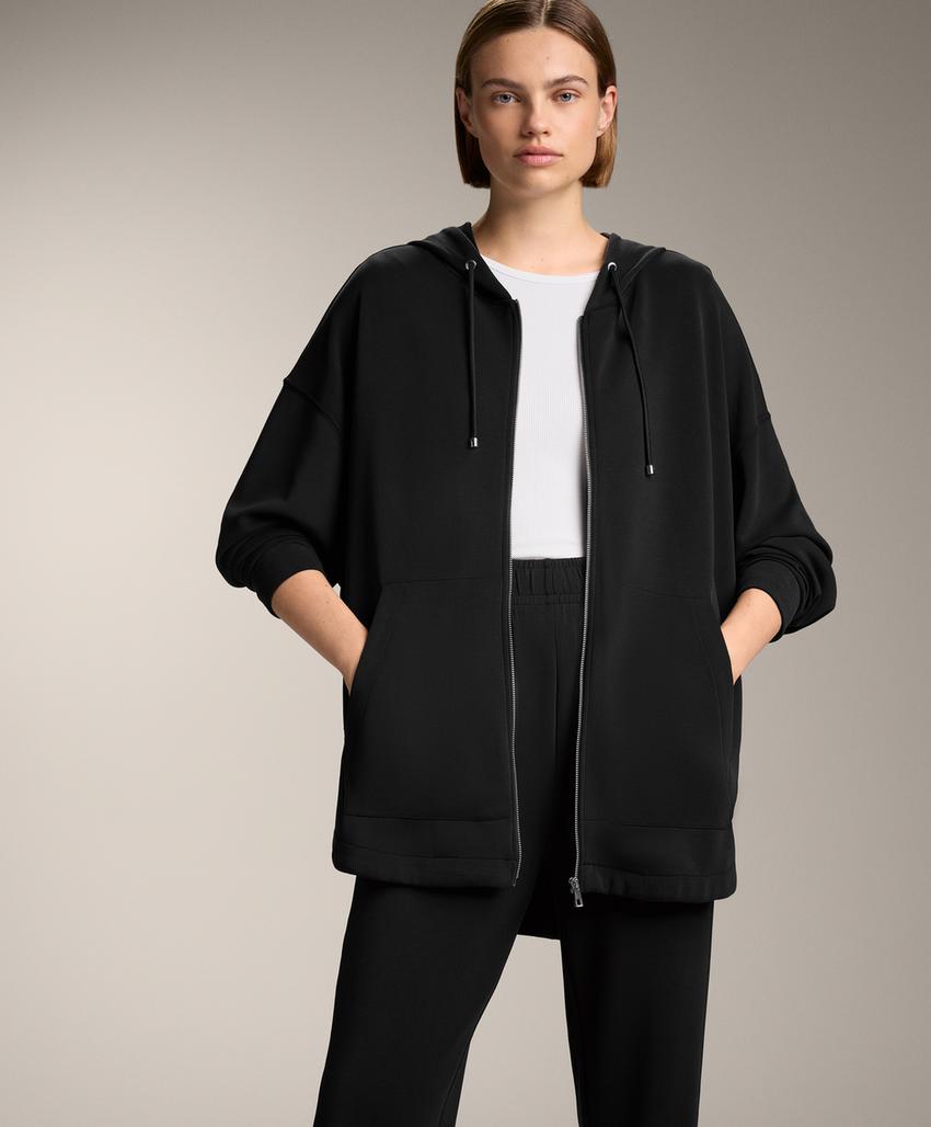 Длинный пальто из мягкого молочайа