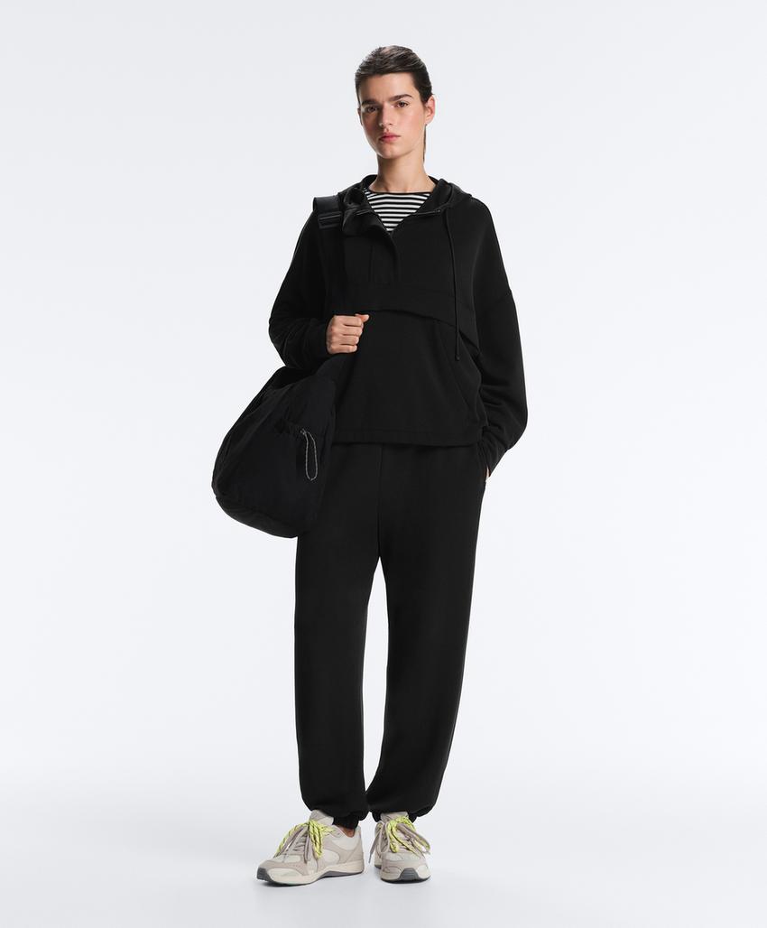 Толстовка с молнией из мягкого модала