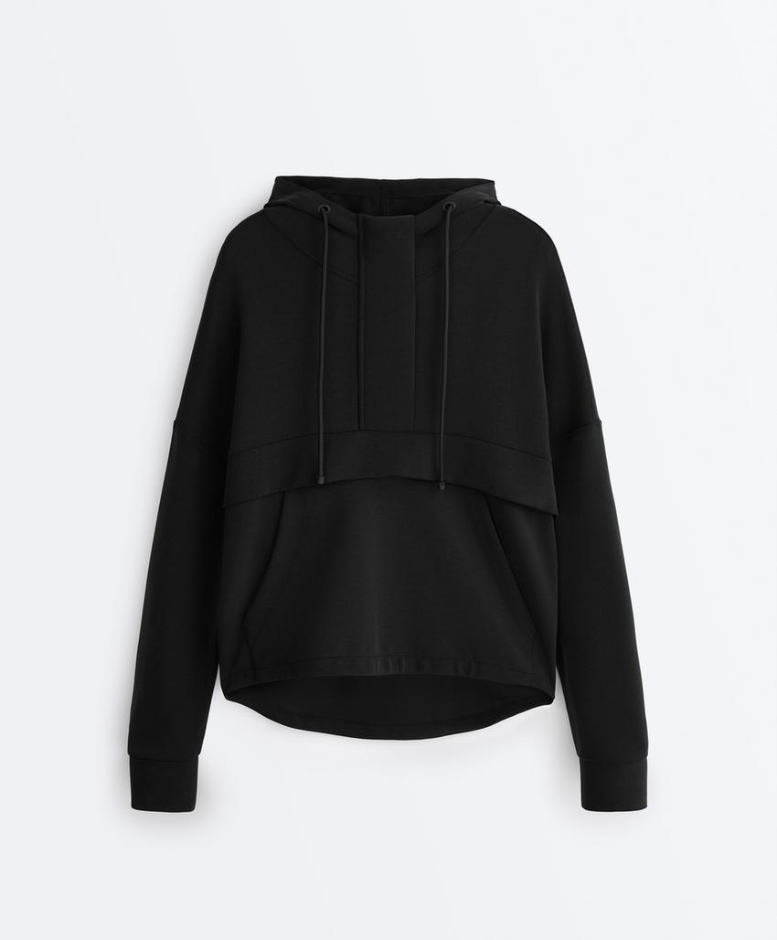 Толстовка с молнией из мягкого модала